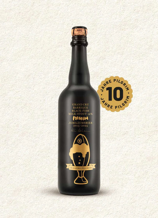 VORBESTELLUNG:JUBILÄUMSBIER 2025 BLACKFISH 12% Holzfassgereiftes Milk-Stout